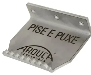 Blister Puxador de Porta comos Pés Aço Inox Arouca Puxepé - puxador de porta com os pés em aço inox 304 Arouca