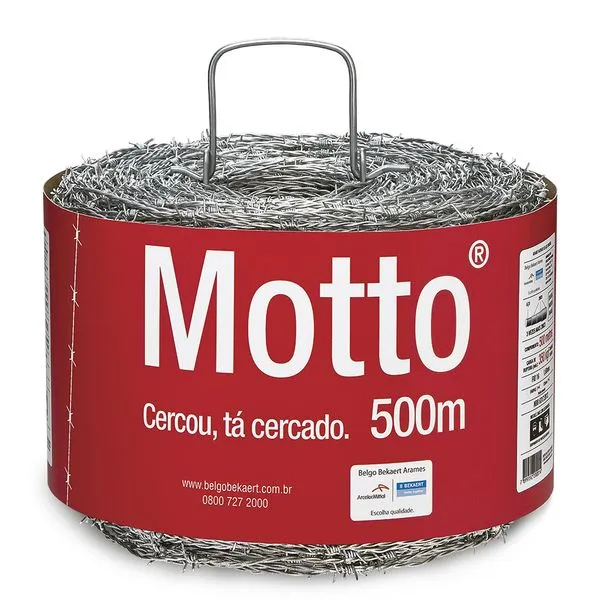 Arame Farpado Motto Mundial 500m Arcelormittal