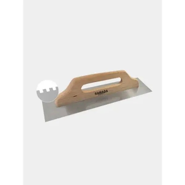 Desempenadeira para Porcelanato Dentada 12x48 cm Ramada Desempenadeira para Porcelanato com Dentada 12x48cm Ramada