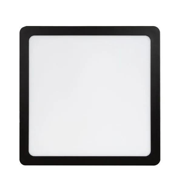 Painel Sobrepor Home Led 18W Quadrado 4K Preto 225X225Mm Bivolt Llumm