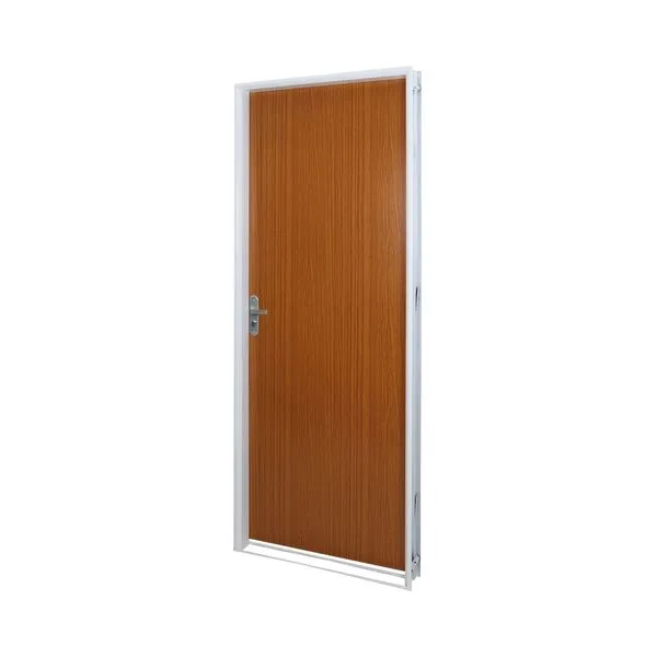 Kit Porta Açomad Batente 12Cm Branco Direita 215X85Cm Mogno Mgm