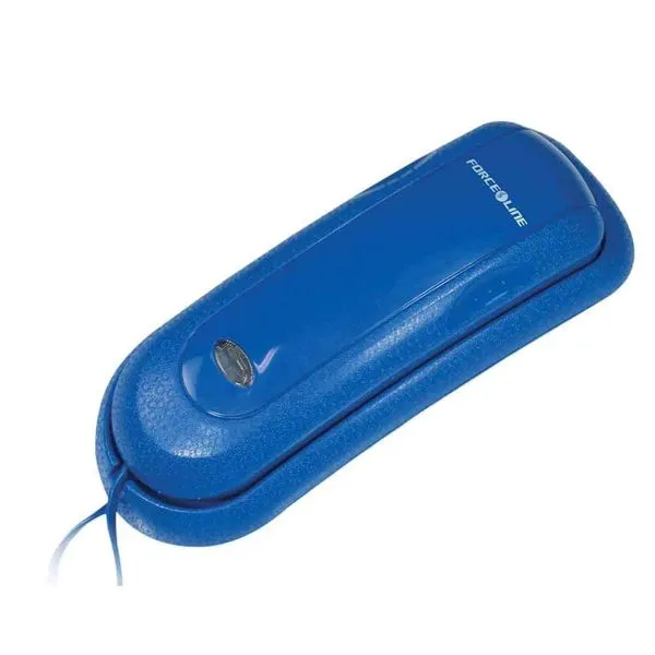 Telefone com fio de mesa tipo gôndola modelo 881 azul Forceline
