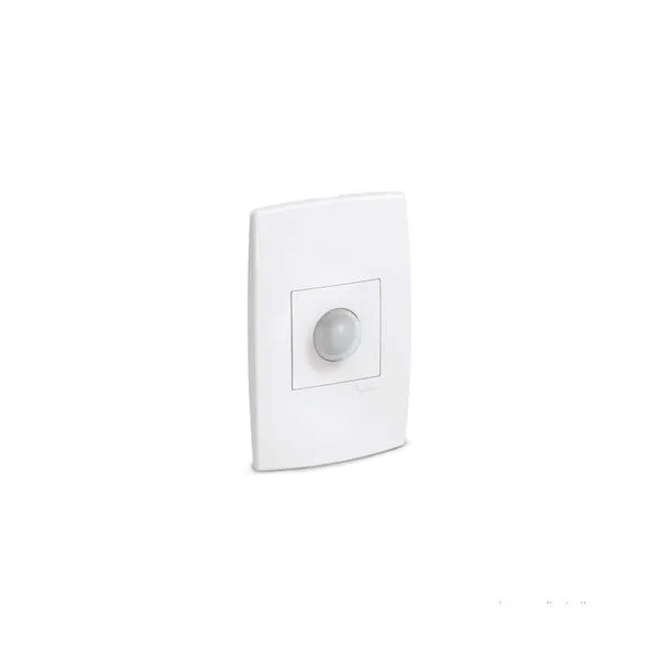 Sensor de presença com fotocélula Pialplus 611026 branco Pial