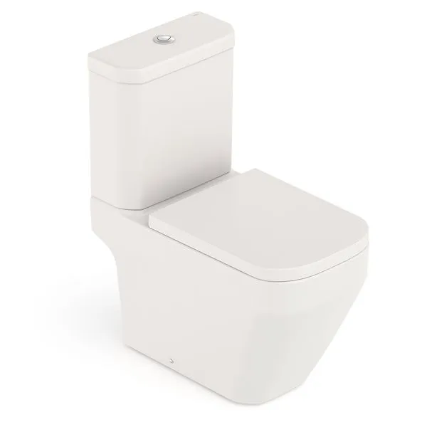 Vaso Sanitário com Caixa Acoplada e Acessórios de Instalação Assento Termofixo Prime Beige Incepa