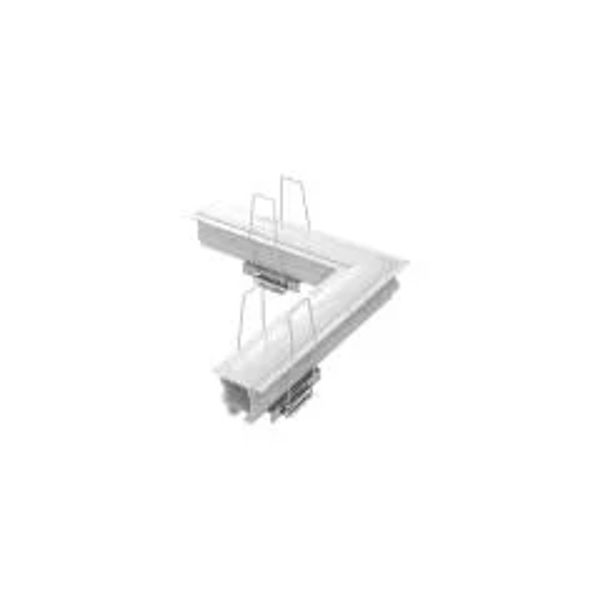Conector para perfil embutir fitas 1,2cm branco parede/parede Luminatti