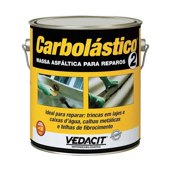 Carbolástico n.2 Vedacit 4 Kg Preto