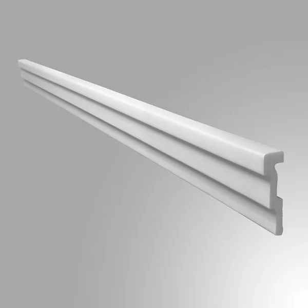 Moldura Rodateto Poliestireno Branco M2 6cmx2,00m Gart