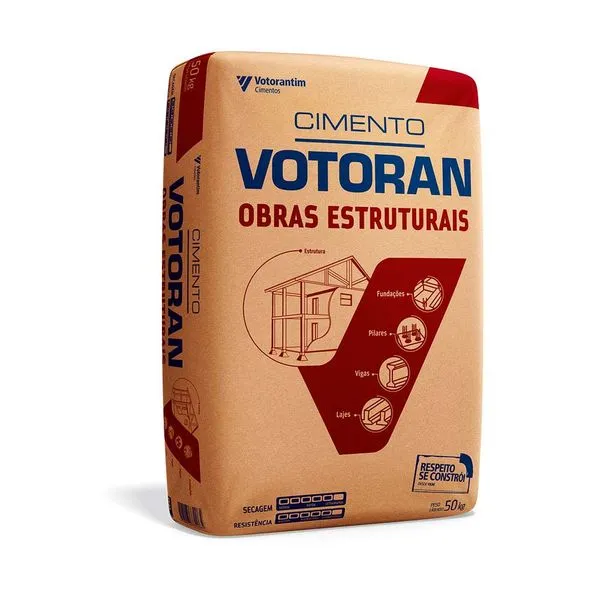Cimento Votoran Ensacado Obras Estruturais 50Kg