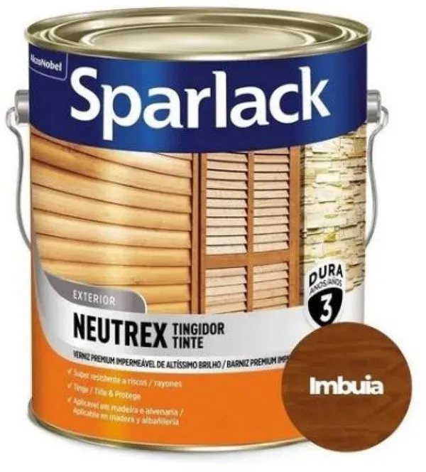 Verniz Sparlack Neutrex Imbuia Brilhante 3,6L