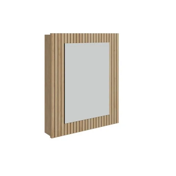 Espelheira Para Banheiro Ripy 60Cm Wood Bumi