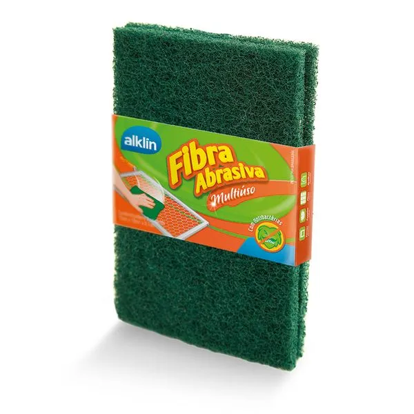 Kit Fibra Abrasiva Com 2 Unidades Alklin