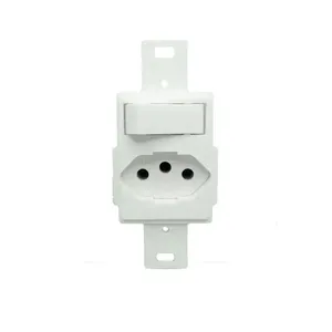 Interruptor Paralelo 1 Tomada 20A Para Condulete Branco Dicompel