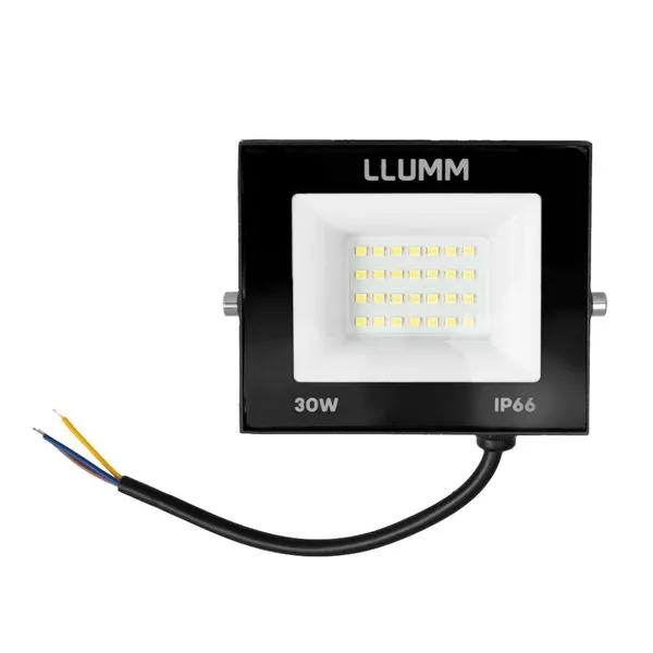 Refletor LED de Alumínio IP66 30W 2100 Lúmens Bivolt Bronzearte Refletor de LED Deep Fit 30W IP66 2100 Lúmens Luz Branca