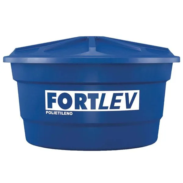 Caixa d'água com tampa 750 litros polietileno Fortlev