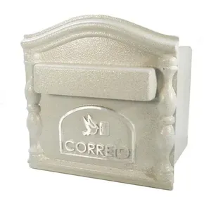 Caixa de Correio Decora 19x16x19cm Alumínio Pintsilk Caixa de Correio Decora 19x16x19cm Alumínio Branca