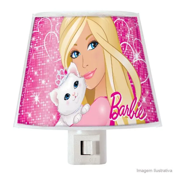 Luz noturna Barbie 220V 7W colorido Startec