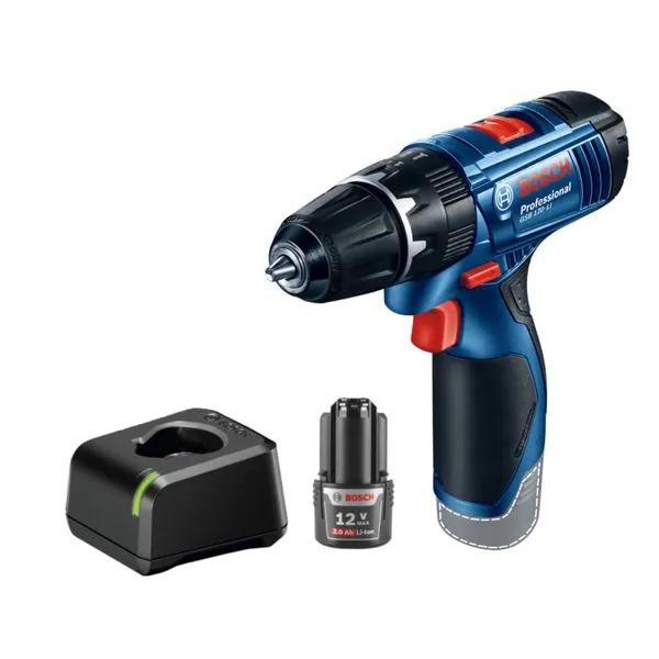 Parafusadeira E Furadeira De Impacto A Bateria 12V Com 1 Bateria Bosch