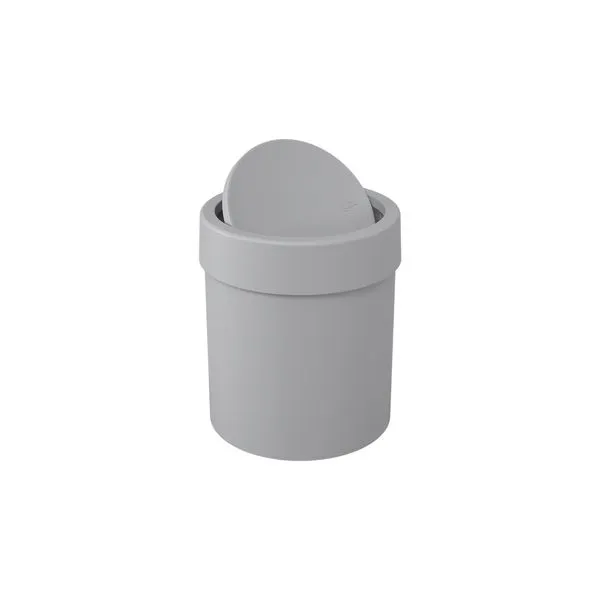 Lixeira Com Tampa Basculante 5,4L Cinza Frio Coza