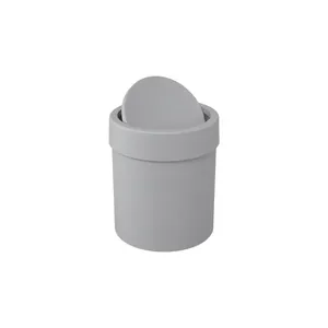 Lixeira Com Tampa Basculante 5,4L Cinza Frio Coza