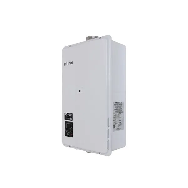 Aquecedor A Gas Digital Reue271Feh 27 Litros Glp Branco Rinnai