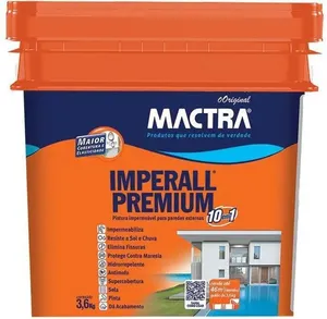 Tinta Emborrachada Mactra Imperall Premium 10 em 1 Branco 3,6Kg