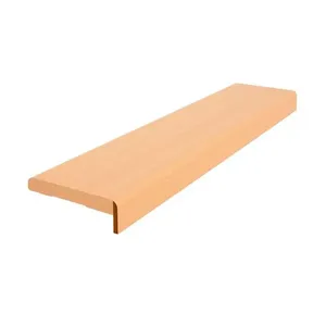 Guarnição para porta 1x5x210cm regulável 2 lados mogno poliéster Vert