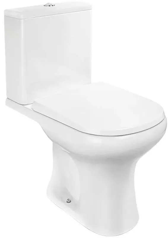 Vaso Sanitário com Caixa Acoplada Lorenzetti Luna Ecoflush com Acessórios Acionamento Duplo Branco 3/6 Litros