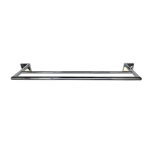 Porta toalha cromado barra dupla 60cm R-Line Alterna