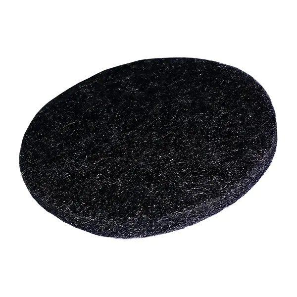 Feltro Autoadesivo Reforçado Redondo 38mm Preto 04 Peças