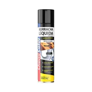 Borracha Liquida Spray 400Ml Preta Chemicolor
