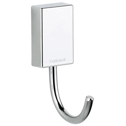 Cabide para banheiro metal cromado Squadra Tigre