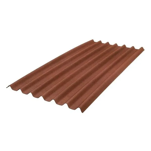 Telha Fibroasfaltica Stilo 200X95CM Vermelho Onduline