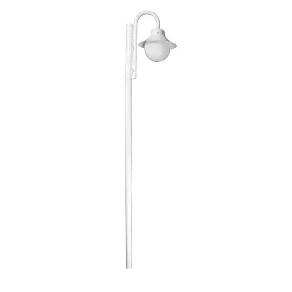 Poste para jardim São Paulo para 1 lâmpada 2,20m 20W branco Ideal