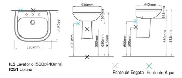 Coluna Suspensa Sabatini Etna Ic5101 Palha Icasa