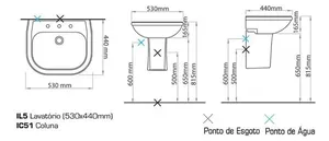 Coluna Suspensa Sabatini Etna Ic5101 Palha Icasa