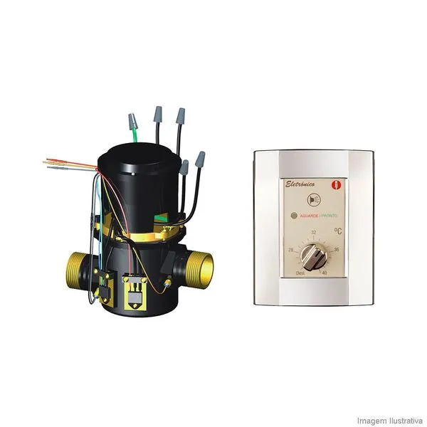 Aquecedor hidromassagem 220V eletrônico com temperatura programável Sup branco KDT