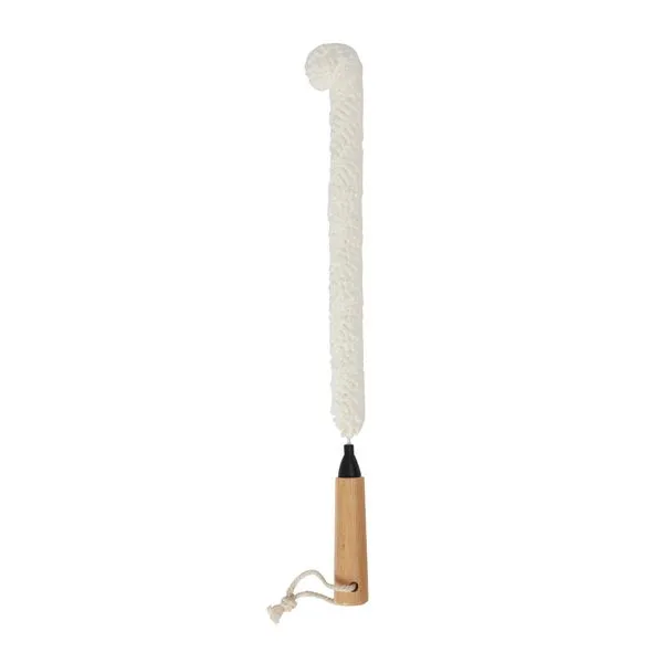 Escova De Limpeza Preta Flexivel Para Jarras Com Cabo De Bambu Oikos