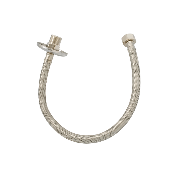 Engate Flexivel Trancado Malha Inox 40Cm Hidrolar