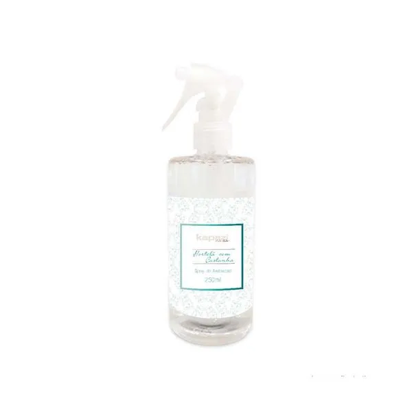 Spray de ambientes 250ml hortelã com castanha Kapazi