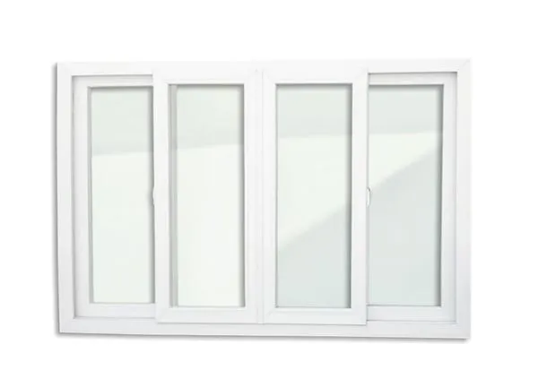 Janela PVC 4 Folhas Móveis Redução Acústica - 100X200