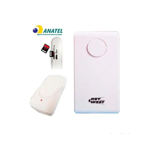 Campainha MP3 sem fio Key West
