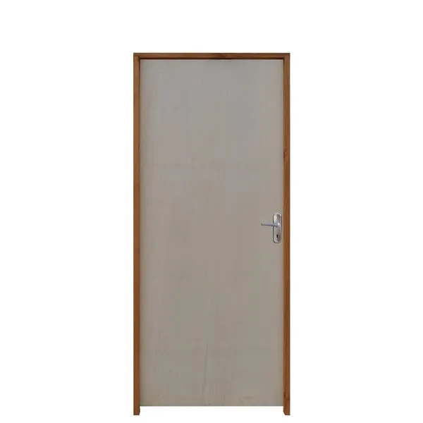 Kit porta de madeira Mescla esquerda Rodam 210x60x9cm batente eco