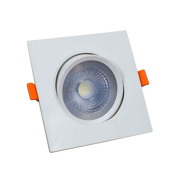 Spot Embutir Easy Led Quadrado 7W 6500K Branco LLumm Bronzearte