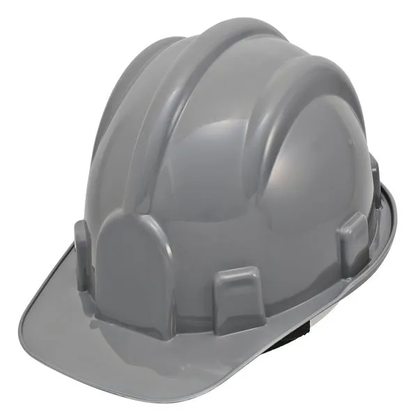 Capacete Classe B Para Uso Na Indústria Com Carneira Ajustável Cinza EPI Delta Plus