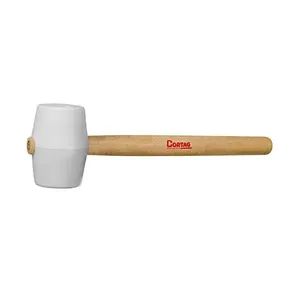 Martelo De Borracha Branco 50 Mm - Tipo Americano Cortag