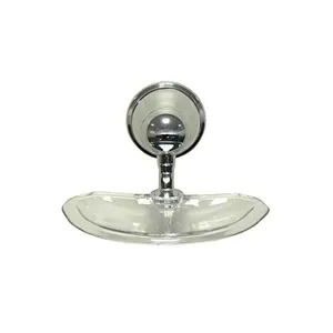 Saboneteira Mondo Verona Cromado Cristal Aquaplás