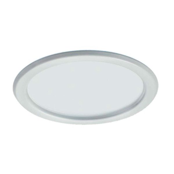 Luminária de embutir redonda 1140 LED 127V 14W 5700K branca Bonin