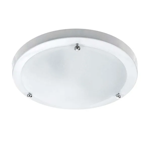 Plafon de sobrepor Nave 1 Lâmpada Branco Pavilonis