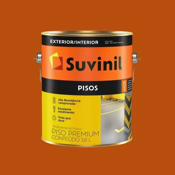 Tinta Premium Acrílica Fosco Piso 3,6L Suvinil Tinta Premium Acrílica Fosco Piso Cerâmica 3,6L Suvinil