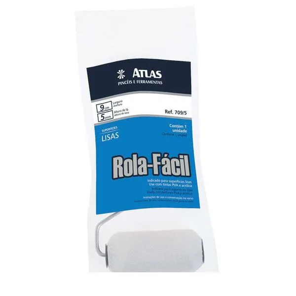 Rolo de Pintura Rola Fácil 9CM Atlas